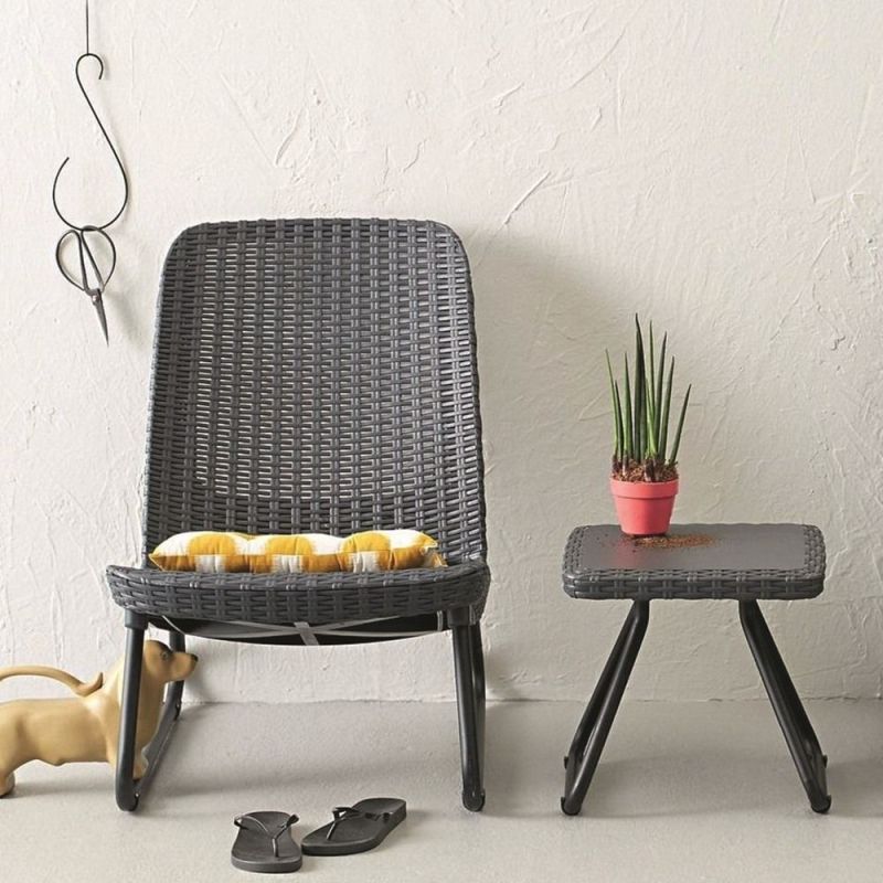 Set mobilier gradina antracit Keter Rio Patio