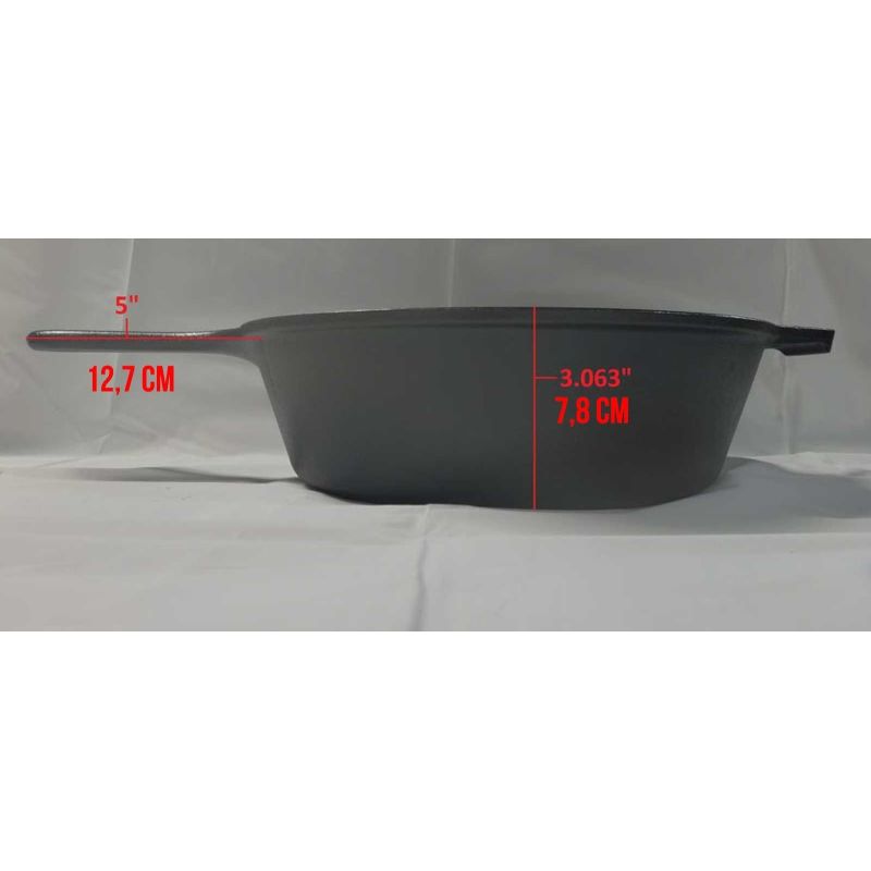 Tigaie inalta rotunda din fonta cu maner Lodge 26 cm L-8DSK3