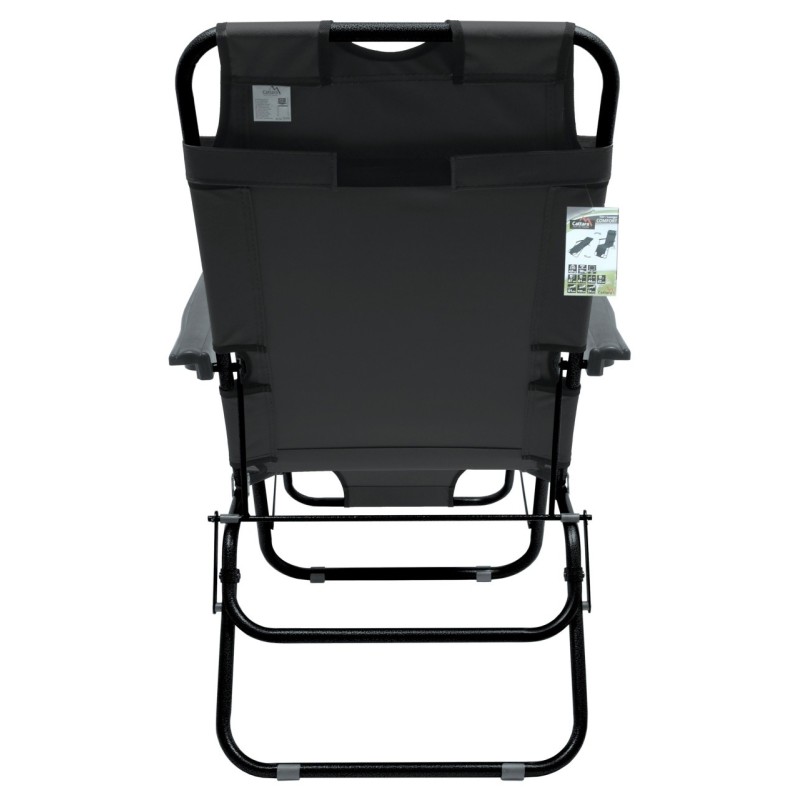 Fotoliu Camping Cattara Comfort Antracit TT13513