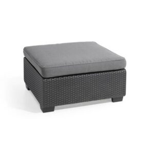 Masa graphite imitatie ratan cu pernuta Keter Salta 235295