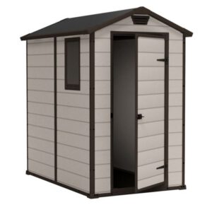 Casuta gradina bej Keter Manor 4x6 255138