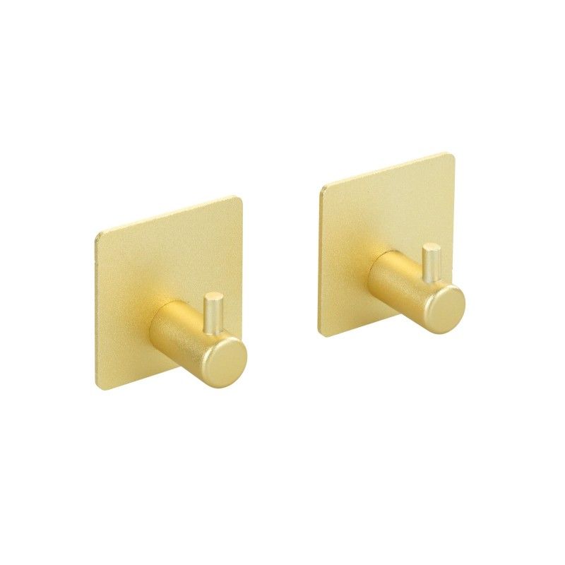Set 2 carlige patrate Wenko Aluminium Ureo auriu mat 54860100