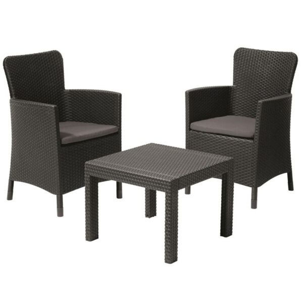 Set mobilier gradina graphite Keter Salvador