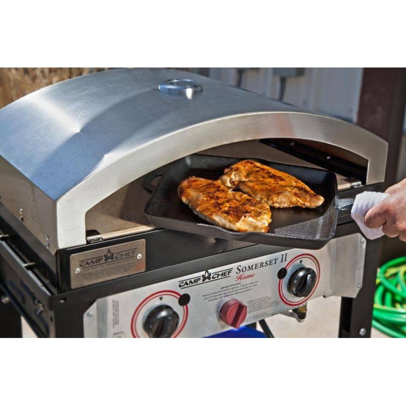 Tigaie patrata din fonta cu maner Camp Chef 28 cm CC-SQ11