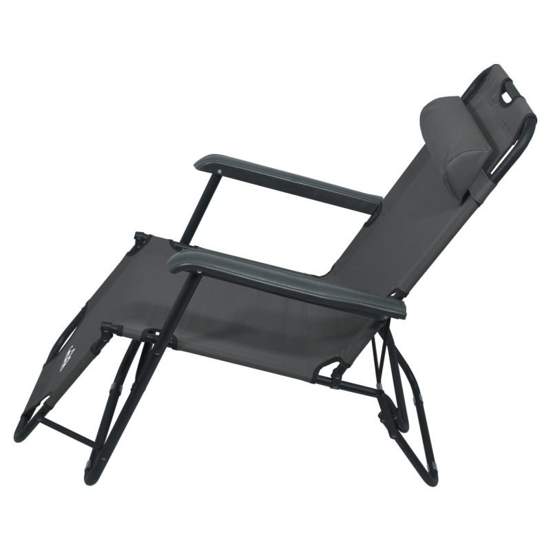 Fotoliu Camping Cattara Comfort Antracit TT13513