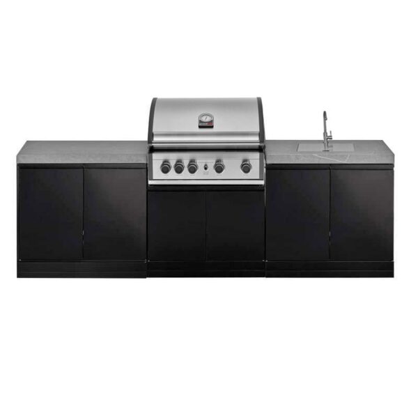 Bucatarie de exterior Grandhall K0GK-01 si Gratar pe gaz Pro Elite 4 K04000383A