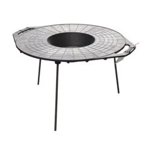 Disc din fonta natur, diametru 50 cm, cu groapa pentru prajire, culoare negru, BRENTON, BRNT05