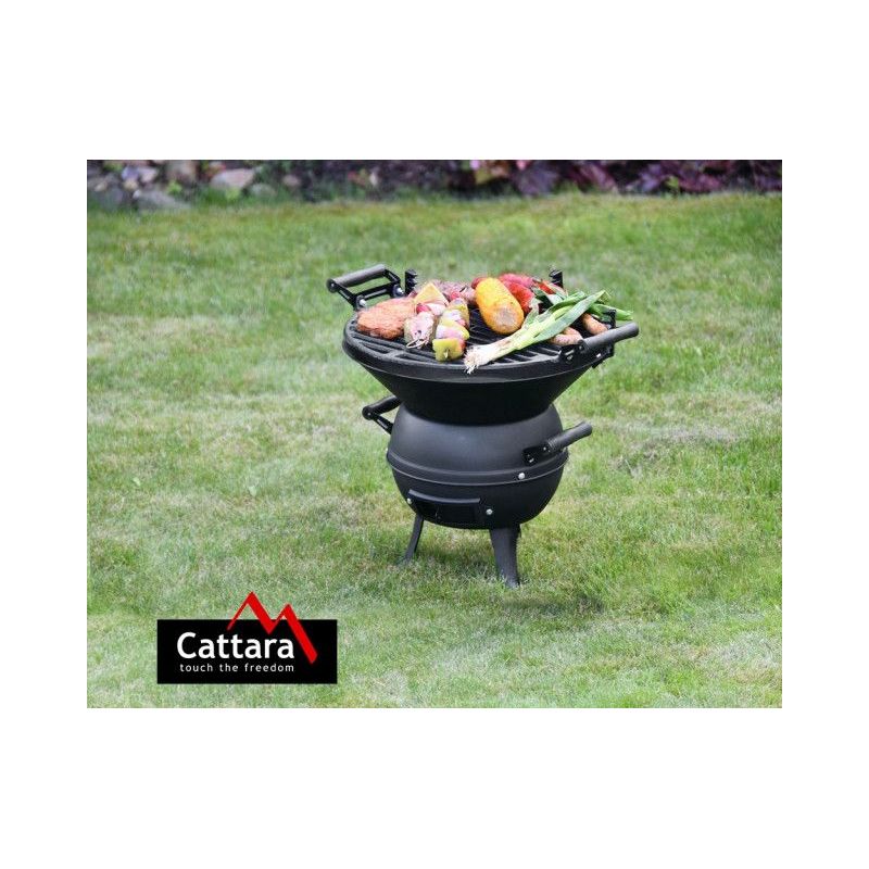 Gratar pe carbuni KETTLE grila din fonta 35 cm Cattara