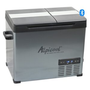 Frigider auto cu compresor Alpicool Dual 40l, 230/24/12V -20°C control prin aplicatie, doua compartimente