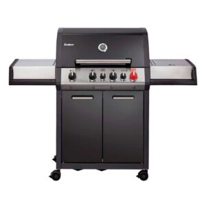 Gratar pe gaz, 4 arzatoare inox, arzator infrarosu, grile fonta, Enders Monroe Black Pro 4 IK Turbo 837033