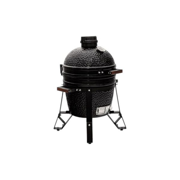 Gratar ceramic Kamado pe carbuni The Bastard Classic Compact, stand inclus, 78cm inaltime, diametru grila 33cm, BC105