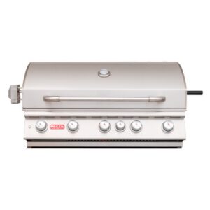 Gratar incorporabil pe gaz natural cu 5 arzatoare, lumini, rotisor si arzator spate Bull Brahma 57569CE