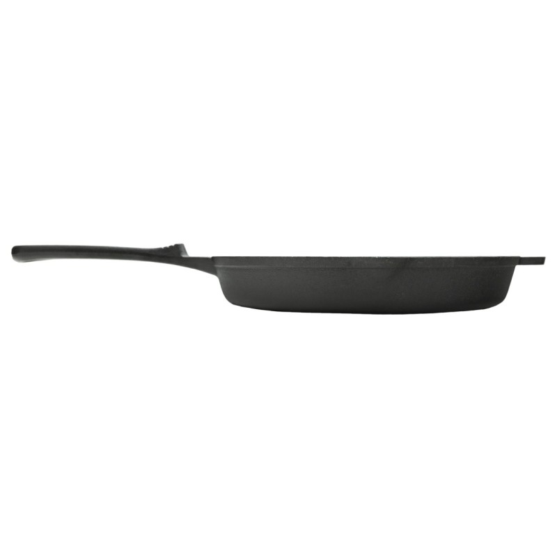 Tigaie fonta Cattara, 25cm, doua compartimente, neteda si grill - TT13061