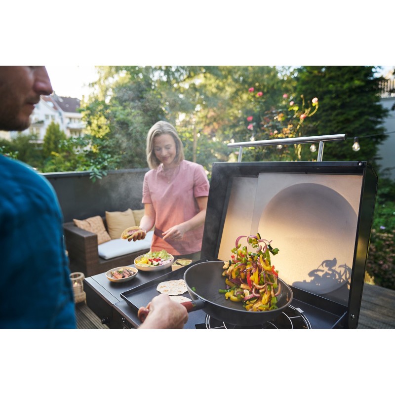 Gratar pe gaz tip plancha, grill si cuptor de pizza cu 2 arzatoare Char-Broil Versa-Tile Griddle 140241