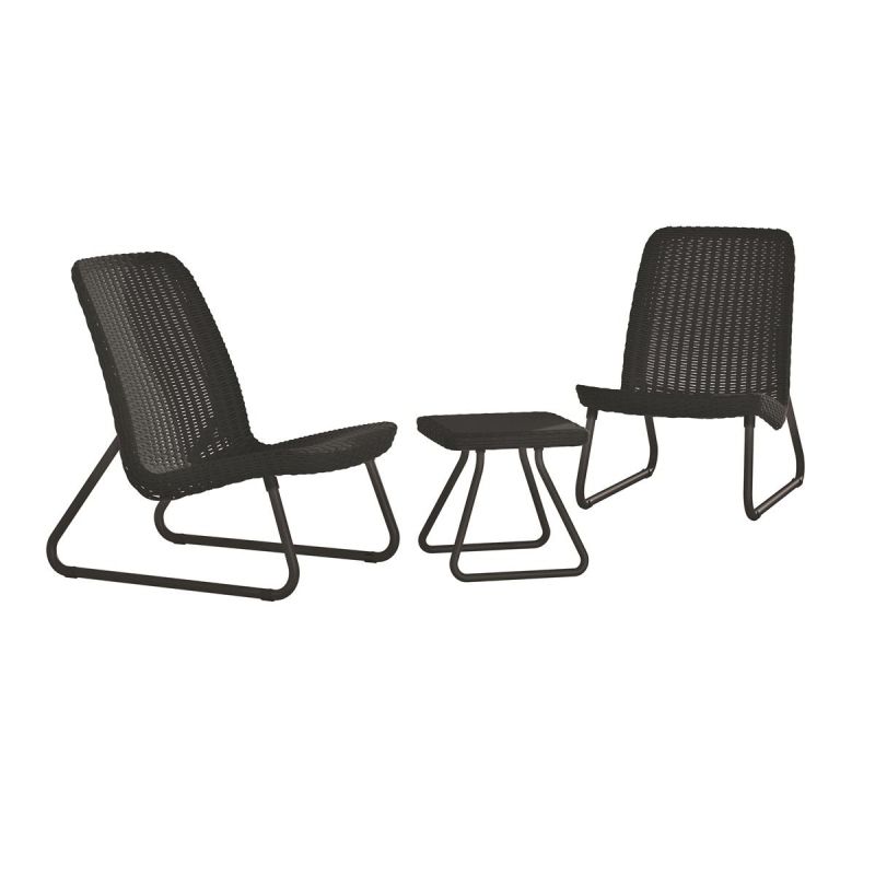 Set mobilier gradina antracit Keter Rio Patio