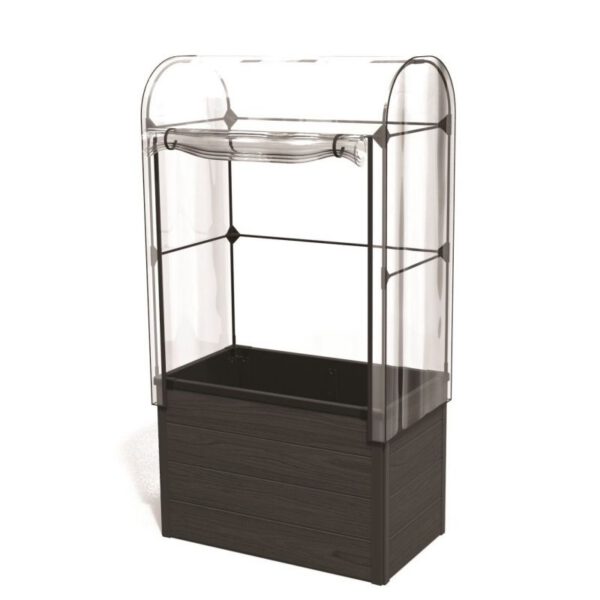 Jardiniera gri cu sera Keter Maple 249294