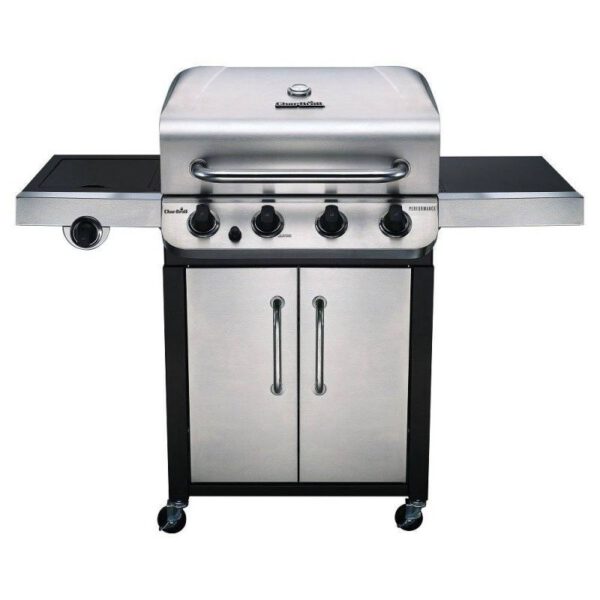Gratar pe gaz Char-Broil Convective 440S, 4 arzatoare din inox, grile din fonta 140846
