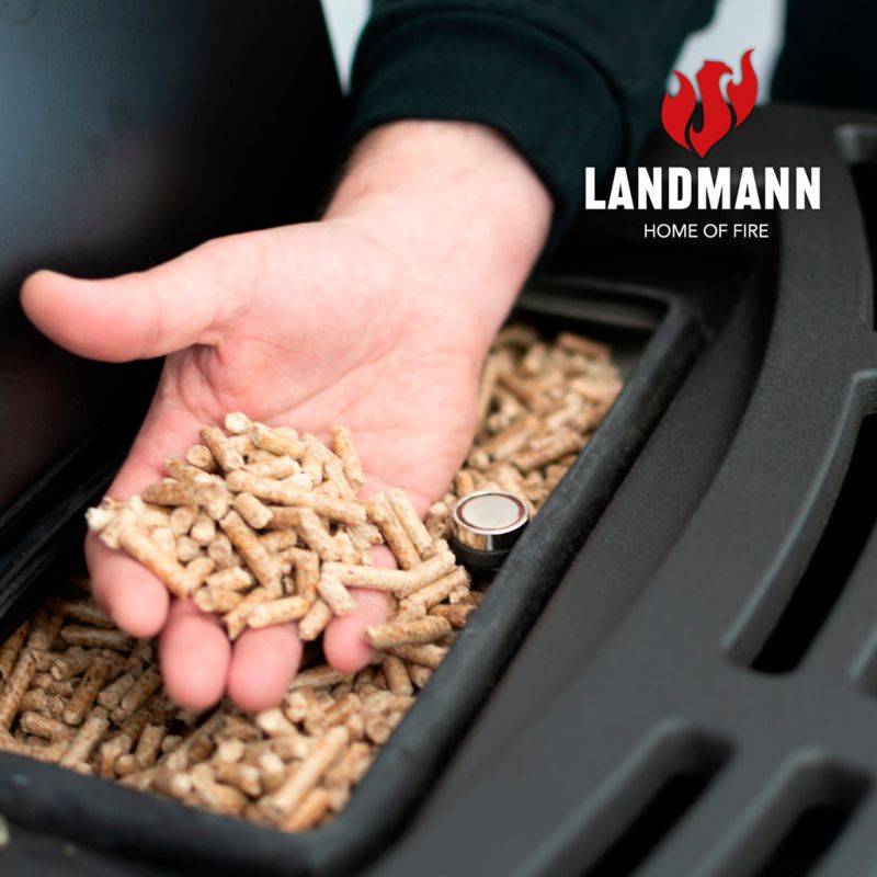Peleti pentru grill Landmann 12269, lemn de cires, 10 Kg