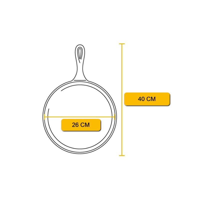Tigaie din fonta pentru clatite Lodge 26 cm L-9OG3