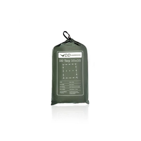 Tenda 3.5×3.5 Prelata Olive Green DDHammocks - 0707273931405