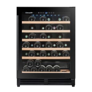 Racitor de vin, 51 sticle, compresor, incorporabil, Climadiff CBU51S2B 59,5 x 57,5 x 82 cm