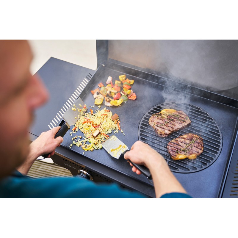 Gratar pe gaz tip plancha, grill si cuptor de pizza cu 2 arzatoare Char-Broil Versa-Tile Griddle 140241