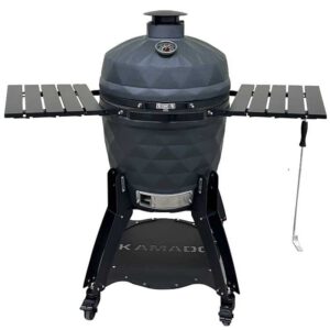 Gratar ceramic pe carbuni Kamado Brenton Black Diamond 56 cm 22 inci BRNT64
