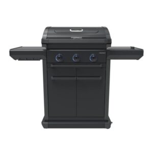 Gratar pe gaz Campingaz 3 Series Onyx S, fonta, arzatoare blue flame, arzator lateral - 2204785