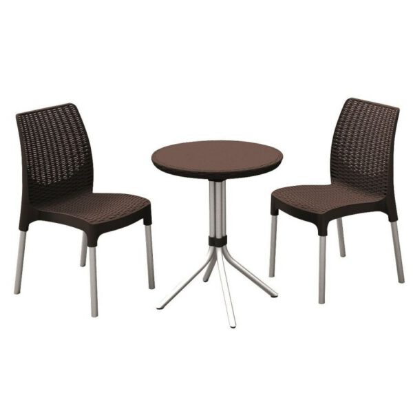 Set mobilier gradina maro Keter Chelsea