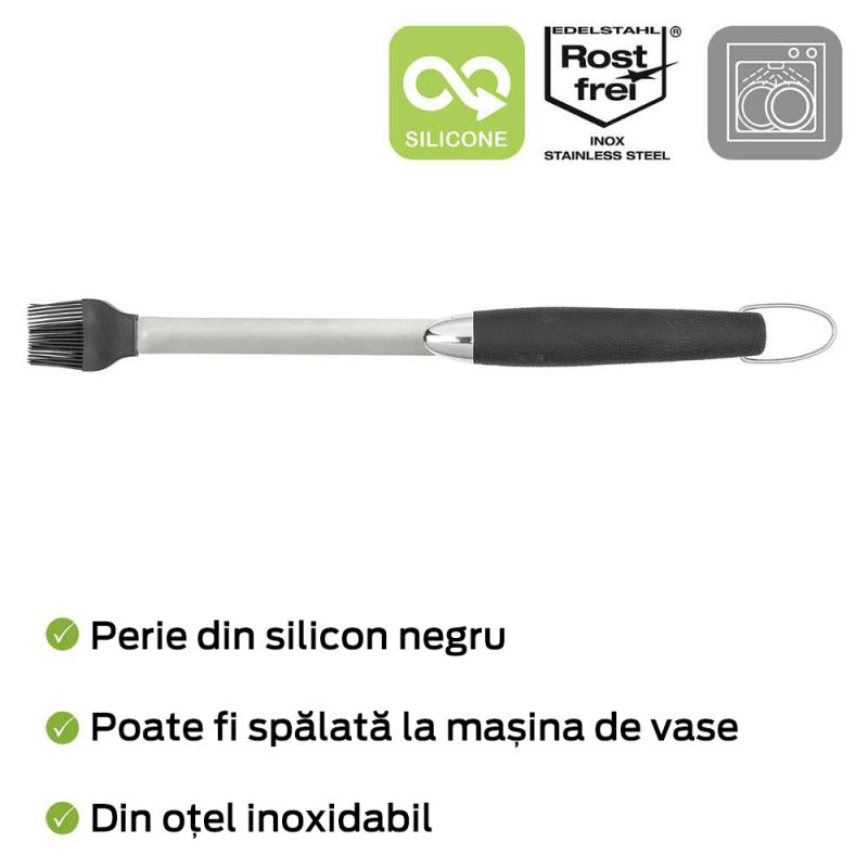 Pensula din silicon pentru gratar Wenko Black Outdoor Kitchen 55005100