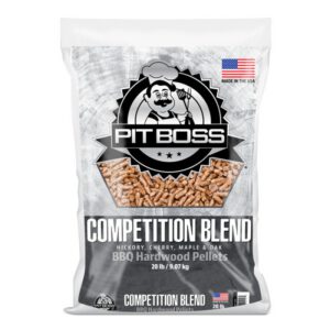 Peleti pentru grill 9 kg, hickory, cires, arțar si stejar, Pit Boss Competition Blend 55235