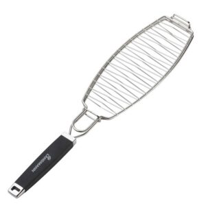Accesoriu inox prajire peste la gratar Landmann Pure 13626, maner plastic, 55,5 x 12 cm