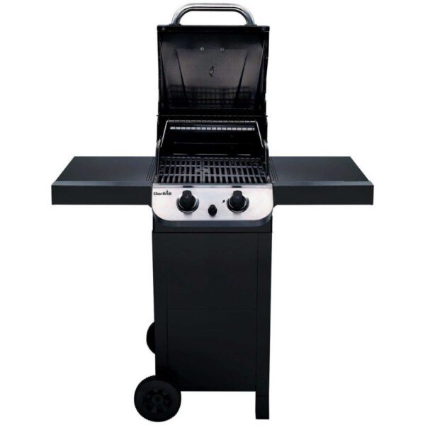 Gratar pe gaz Char-Broil Convective 210B, 2 arzatoare din inox, gratare din fonta, 140840