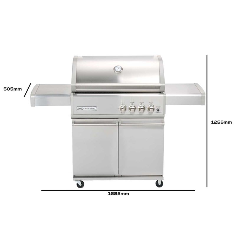 Stand pentru gratar Crossray by Heatstrip TCS4-TROLLY