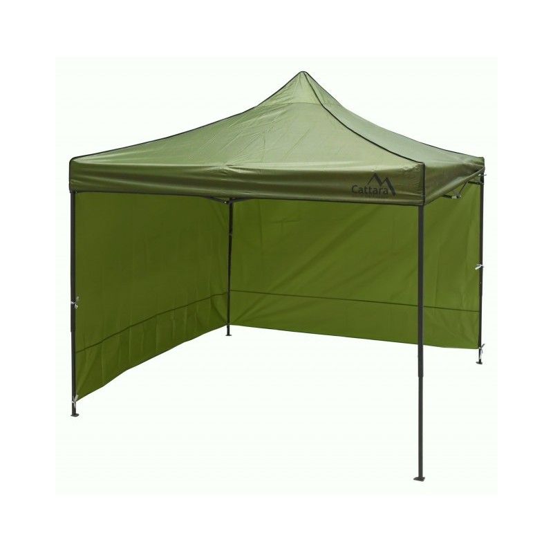 Perete lateral impermeabil pentru pavilion Cattara 2 x 3m verde - TT13340