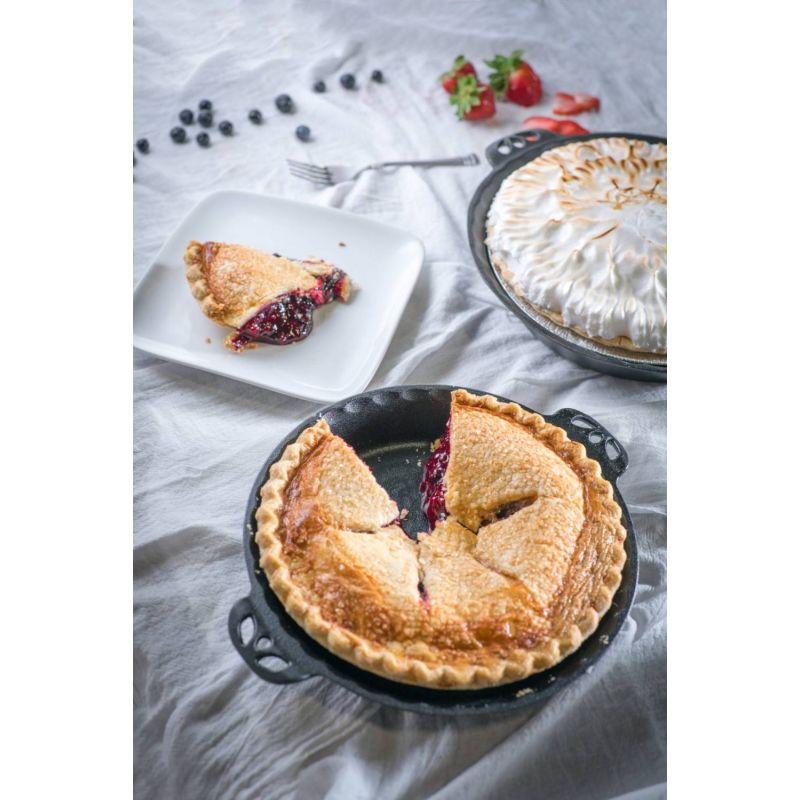 Tava rotunda din fonta pentru placinta 26 cm Camp Chef CC-CIPIE10
