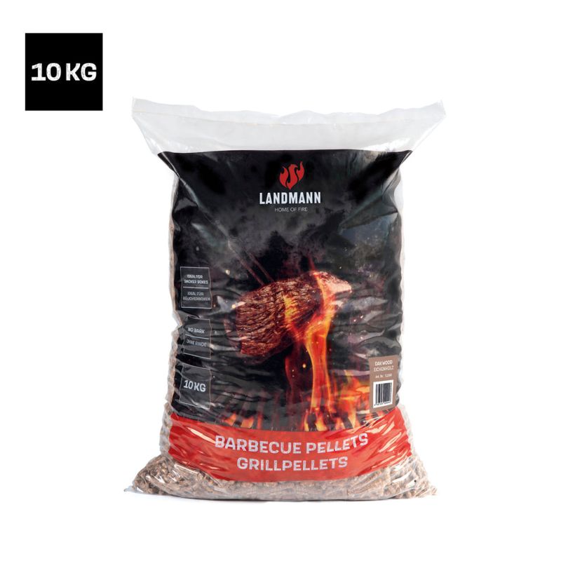 Peleti pentru grill Landmann 12268, lemn de stejar, 10 Kg