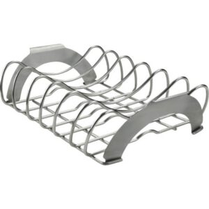 Suport din inox pentru gatit coaste si fripturi la gratar Napoleon 70009