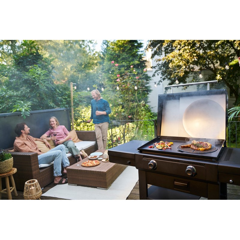 Gratar pe gaz tip plancha, grill si cuptor de pizza cu 2 arzatoare Char-Broil Versa-Tile Griddle 140241