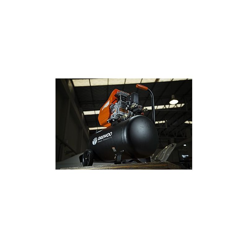 Compresor Daewoo DAAC24DN, 24 L, 2 CP, 195 L/min, 8 Bar DAAC24DN