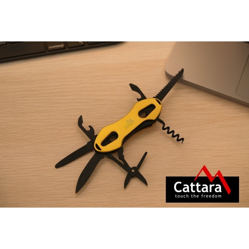 Multifunctional Cattara Camp 7 in 1, aluminiu, 83g - TT13219