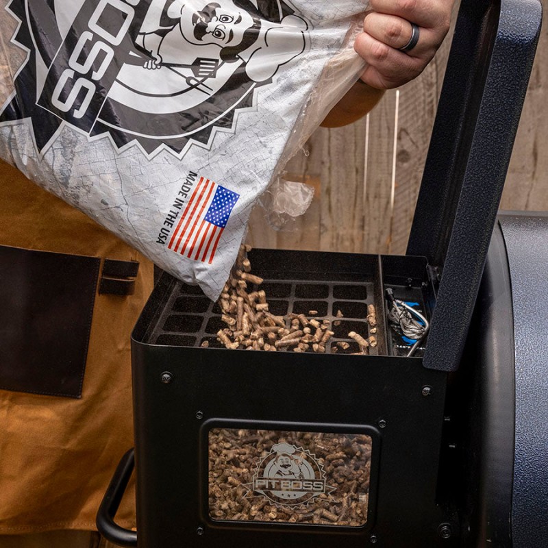 Peleti pentru grill 9 kg, hickory, cires, arțar si stejar, Pit Boss Competition Blend 55235