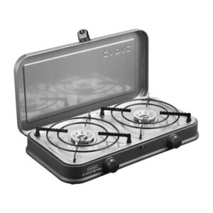 Aragaz de camping portabil cu 2 arzatoare pe gaz Cadac Pro 202P0-10-EU