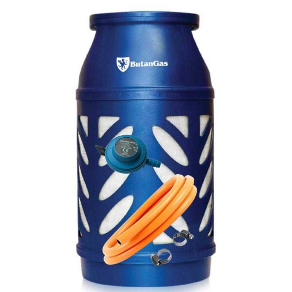 Butelie ButanGas NEO 5,3 Kg 57x30,5 cm fara incarcatura butan include regulator Altinboga si furtun 80cm