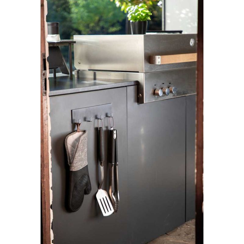 Cleste pentru gratar Wenko Black Outdoor Kitchen 55004100