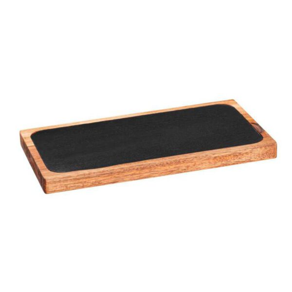 Platou servire si tocator din lemn de accacia 30x15x2 cm Ava Wenko Black Outdoor Kitchen 55103100