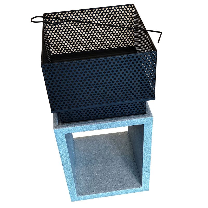 Semineu de terasa din piatra artificiala MgO Activa Ohio 35 x 35 cm 15179