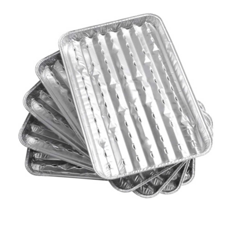 Tava din aluminiu pentru gratar, set 5 bucati, 33 x 25 cm, Landmann 0250