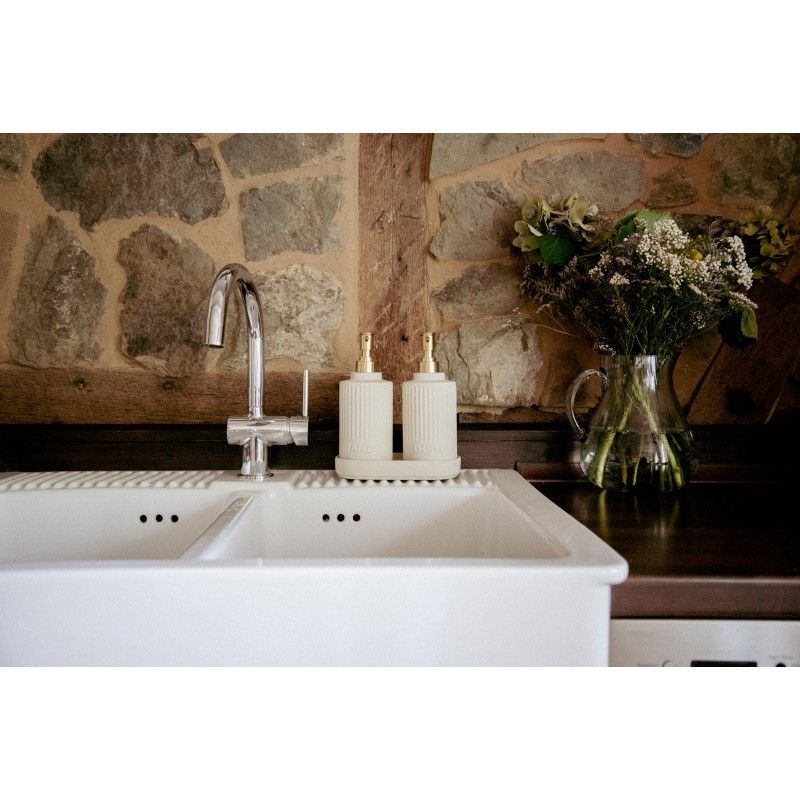 Set 2 dispensere sapun lichid si detergent de vase Wenko Heidi 54651100