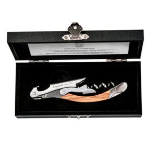 Tirbuson cu maner din lemn de maslin Laguiole Style de Vie Luxury Line KURKOLIJF